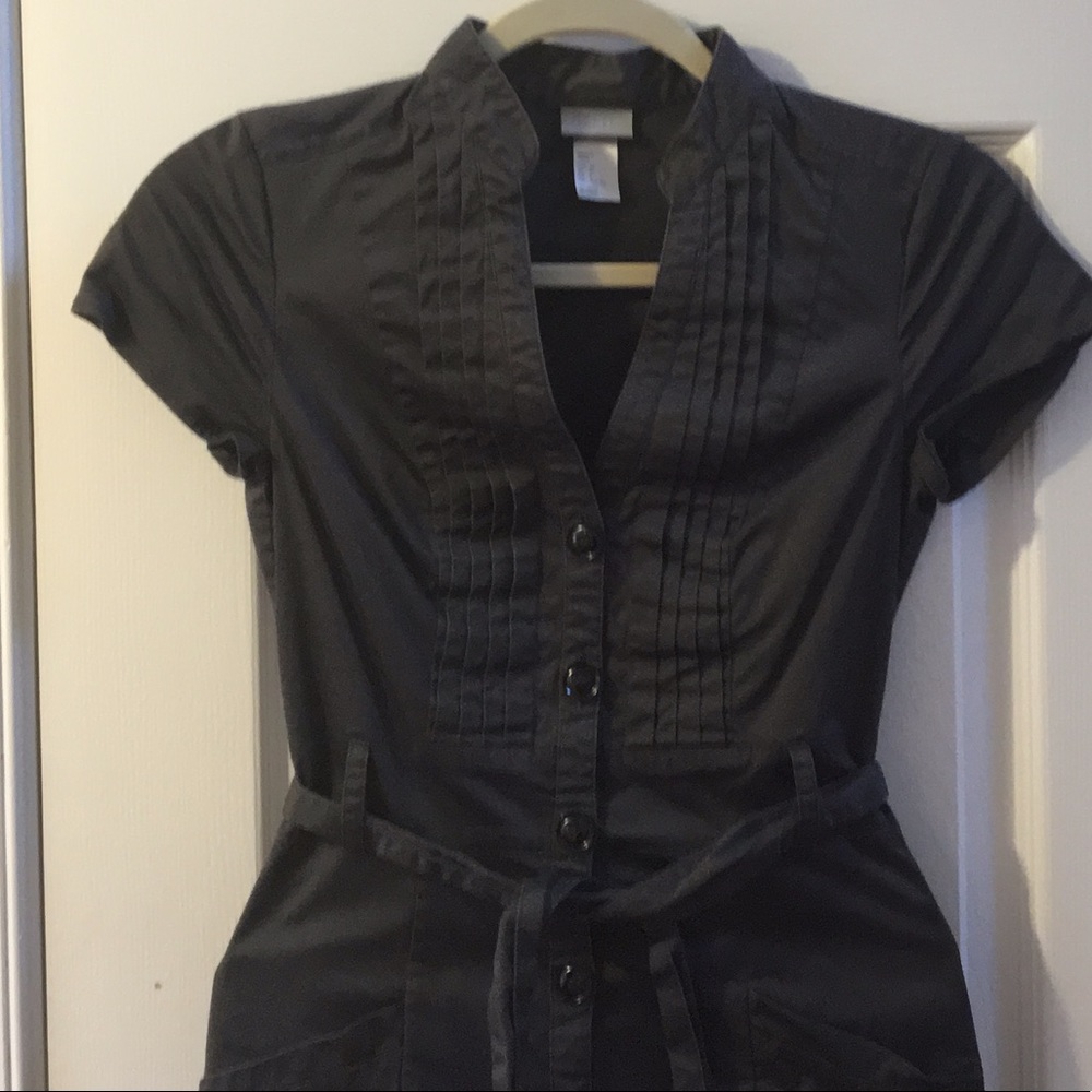 H&M dark gray dress