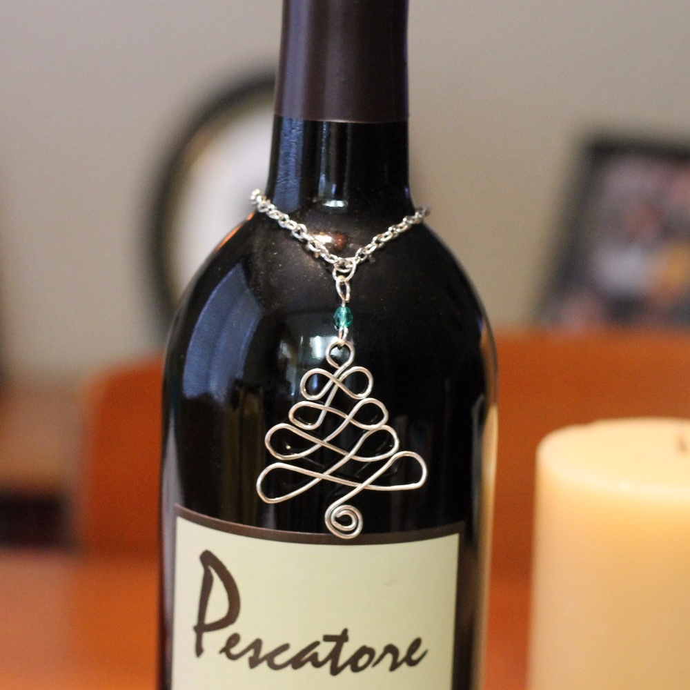 Handmade silver Xmas Tree Pendant