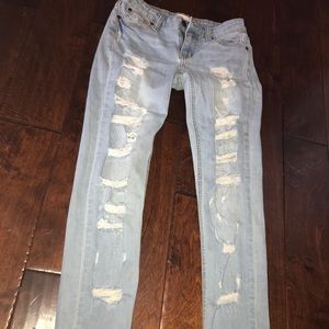 jeans with holes