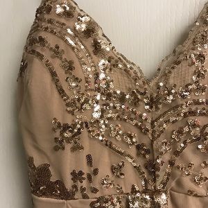 Beautiful rose gold dress