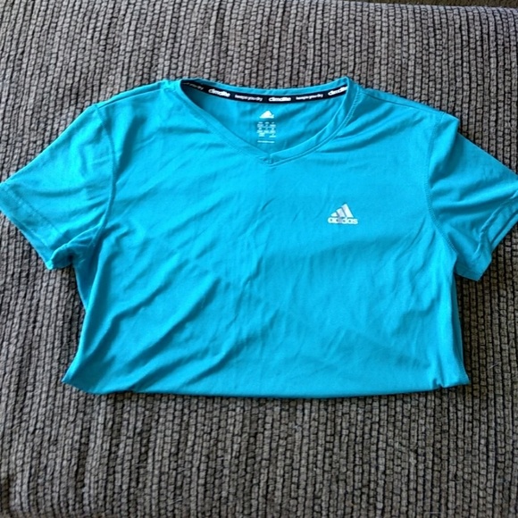 adidas Tops - **2 for $25** Adidas Blue Climalite Athletic Shirt