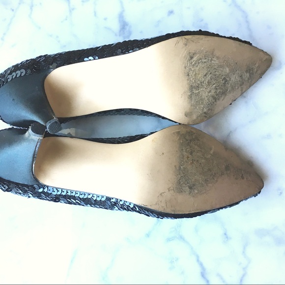 HP • Dolce by Pierre black sequin pumps - Picture 3 of 4