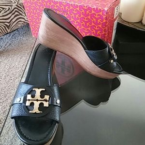 Black Tory Burch Wedge