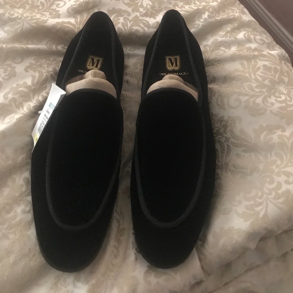 BrunoMagli blue suede 9 1/2