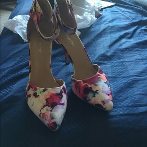 Beautiful floral heels