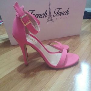 Pink ankle Strap heels
