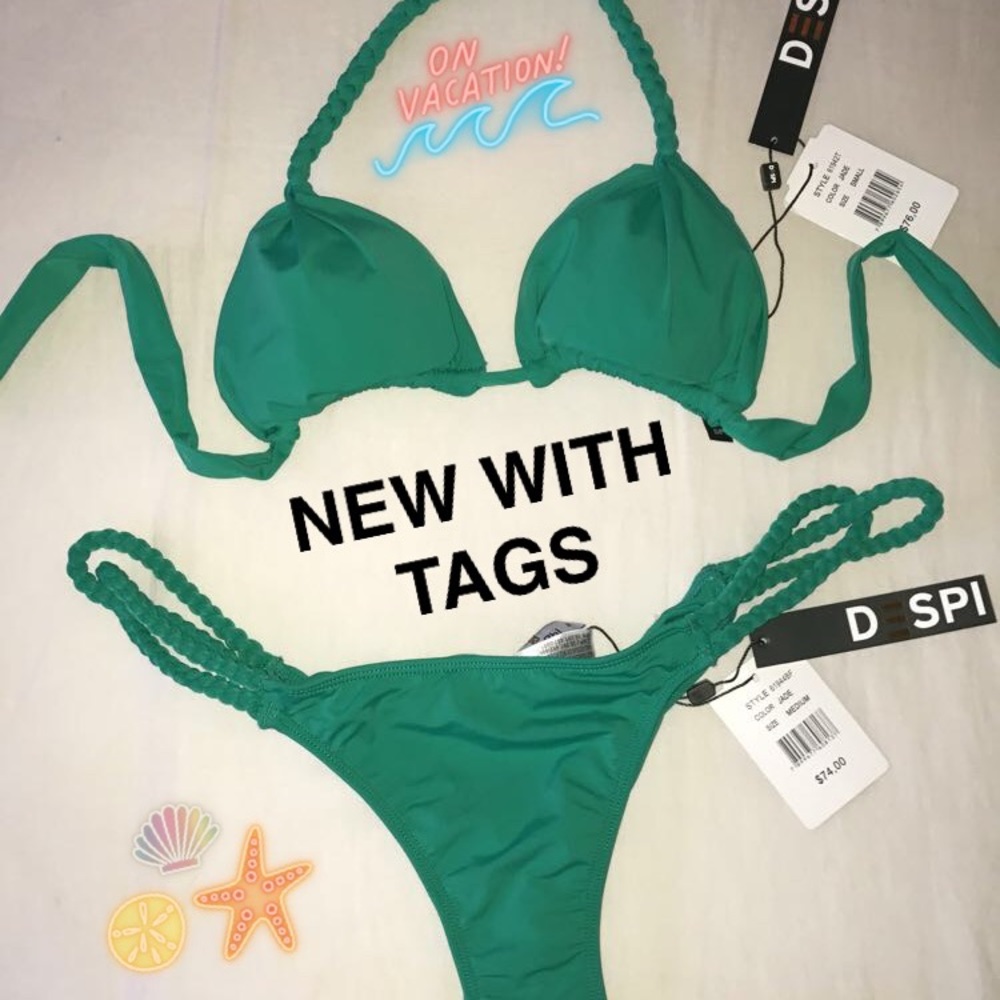 GREEN TWO PIECE BIKINI