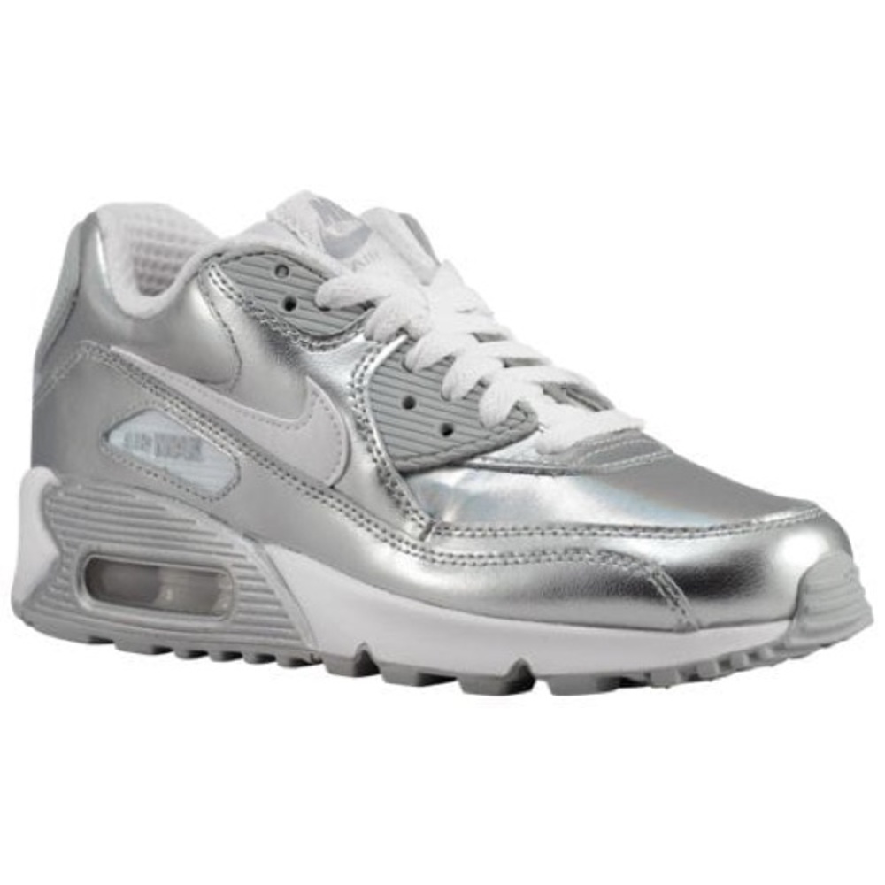Nike Air Max 90 💿White/Metallic Silver