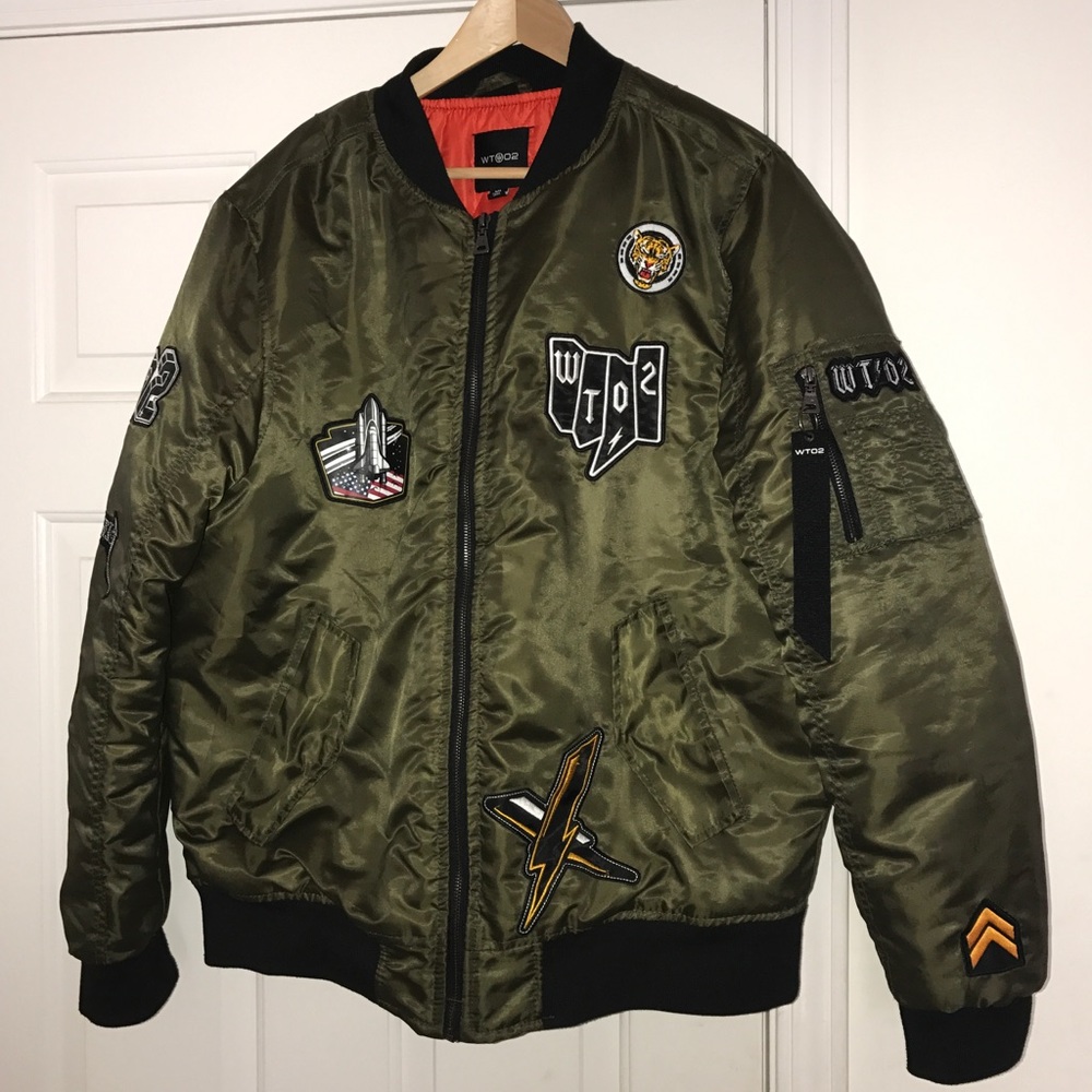 Green Bomber Jacket