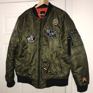 Green Bomber Jacket