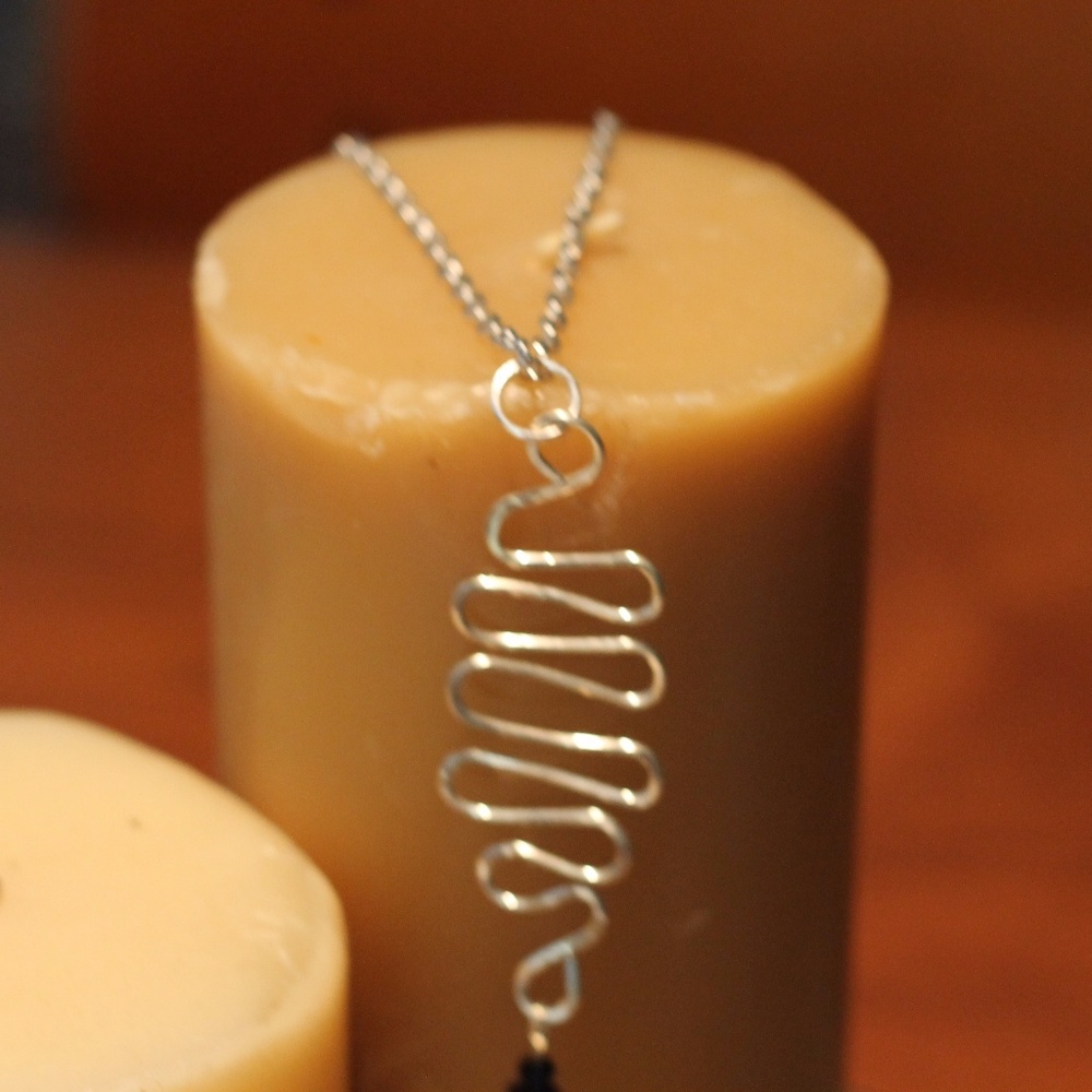 Handmade Silver Swirl Pendant