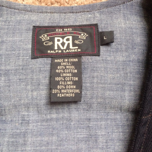 RRL Vest 100% Authentic - Picture 2 of 6