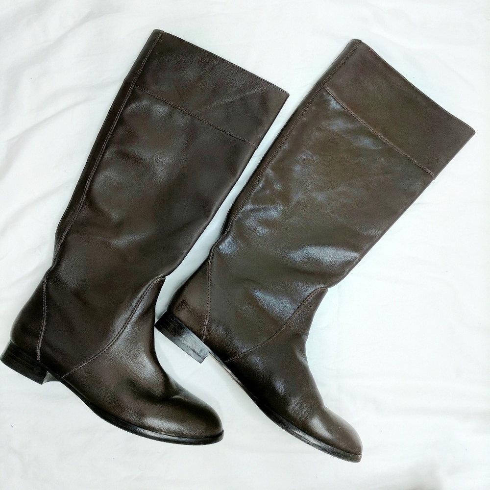 J.Crew Booker Boots in Dark Estate Brown