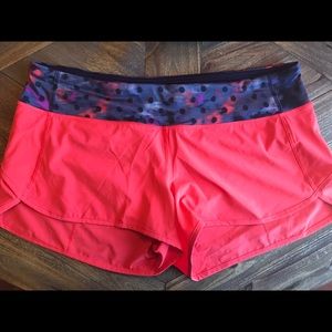NWOT lululemon Speed Shorts size 10