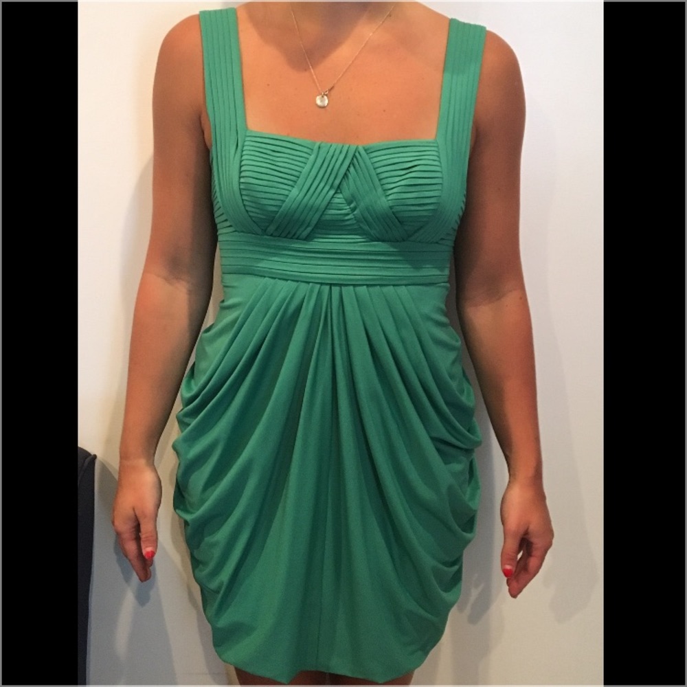 BCBG emerald green dress
