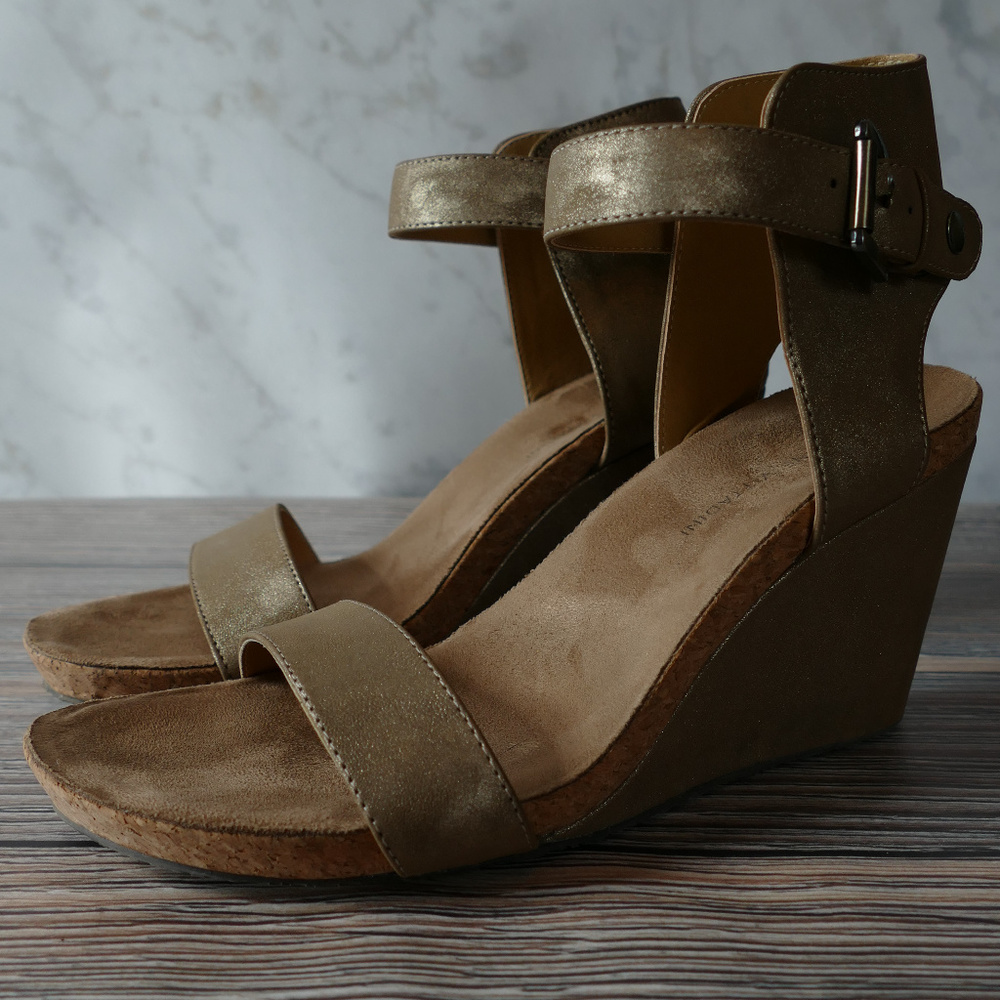 Adrienne Vittadini Ted Ankle Platform Wedge Sandal