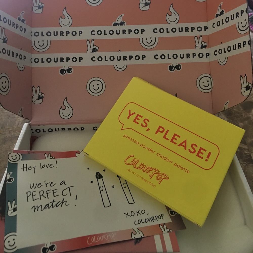 Colourpop Yes Please Palette