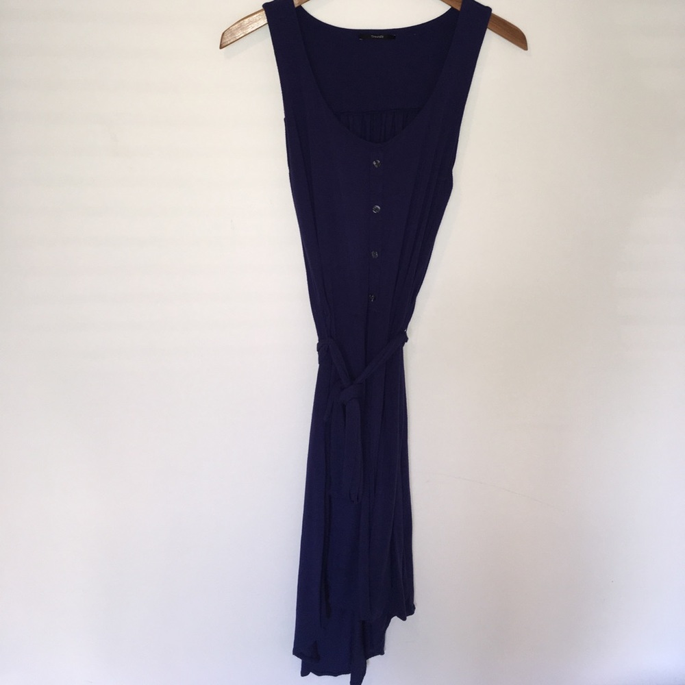🌟BOGO SALE!🌟 Blue high-low dress with belt
