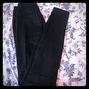 High rise black H&M skinny jeans