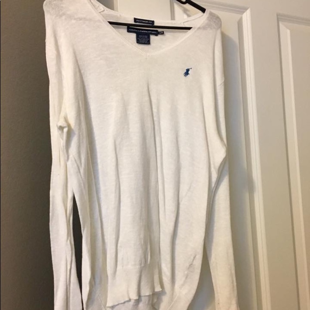 Polo White Sweater