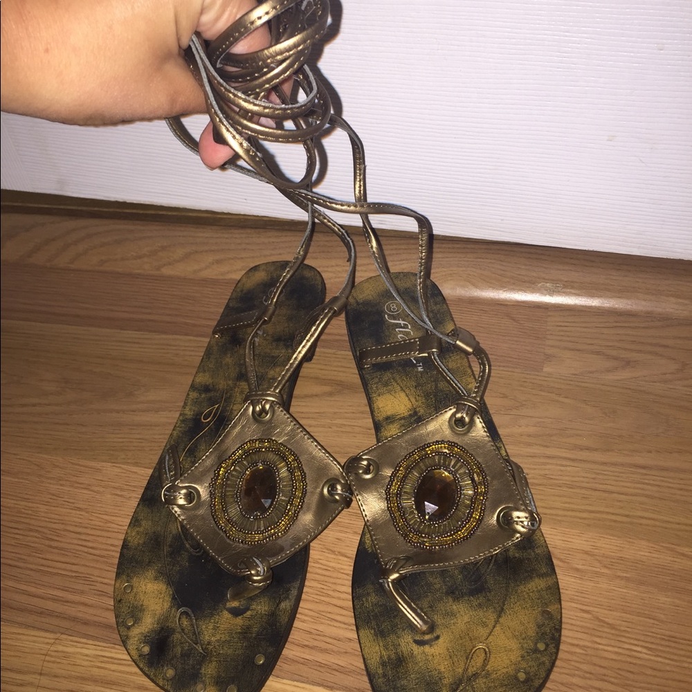 tie up sandals! ‼️