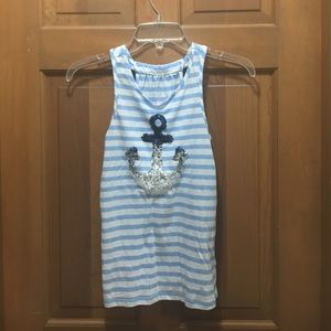 Striped children's tank top