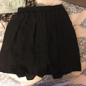 black skirt