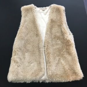 BCBG generation faux fur vest