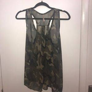 ✨GET YOUR G.I. JANE ON WITH THIS CUTE CAMO TOP ‼️