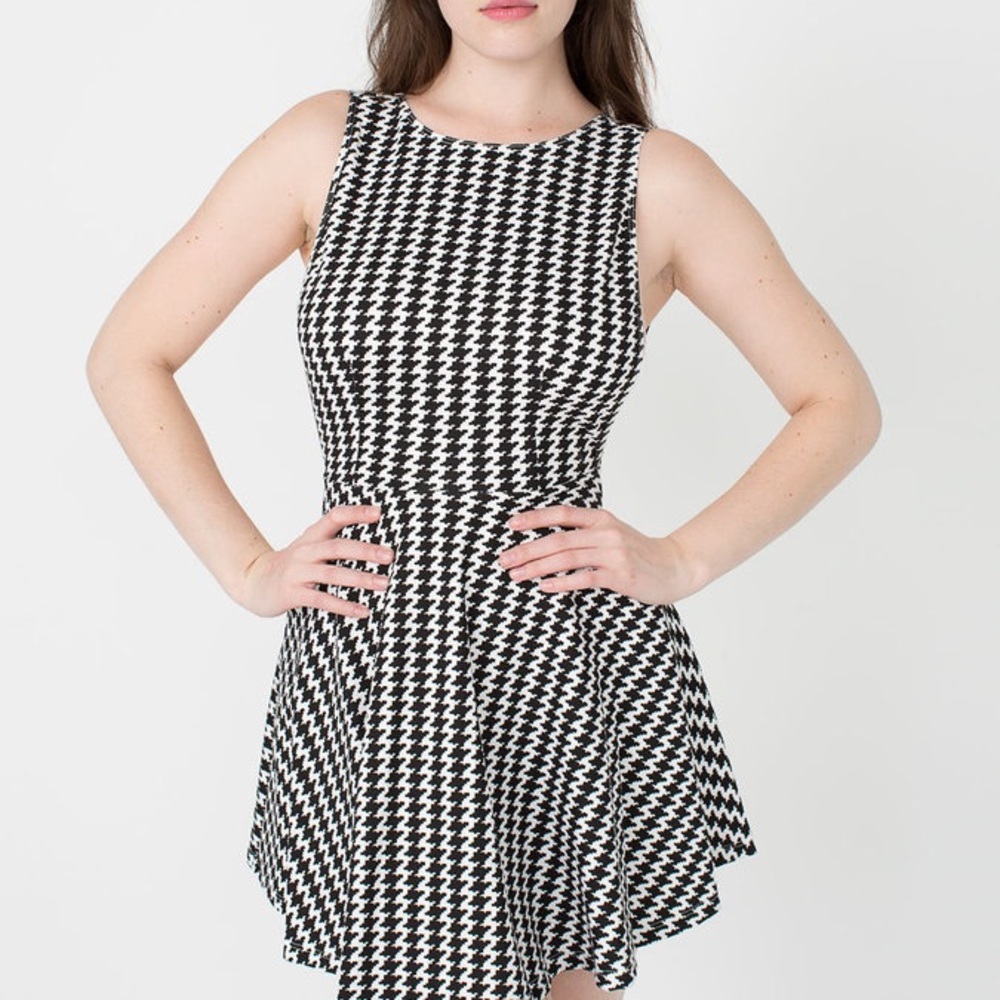 american apparel houndstooth dress S