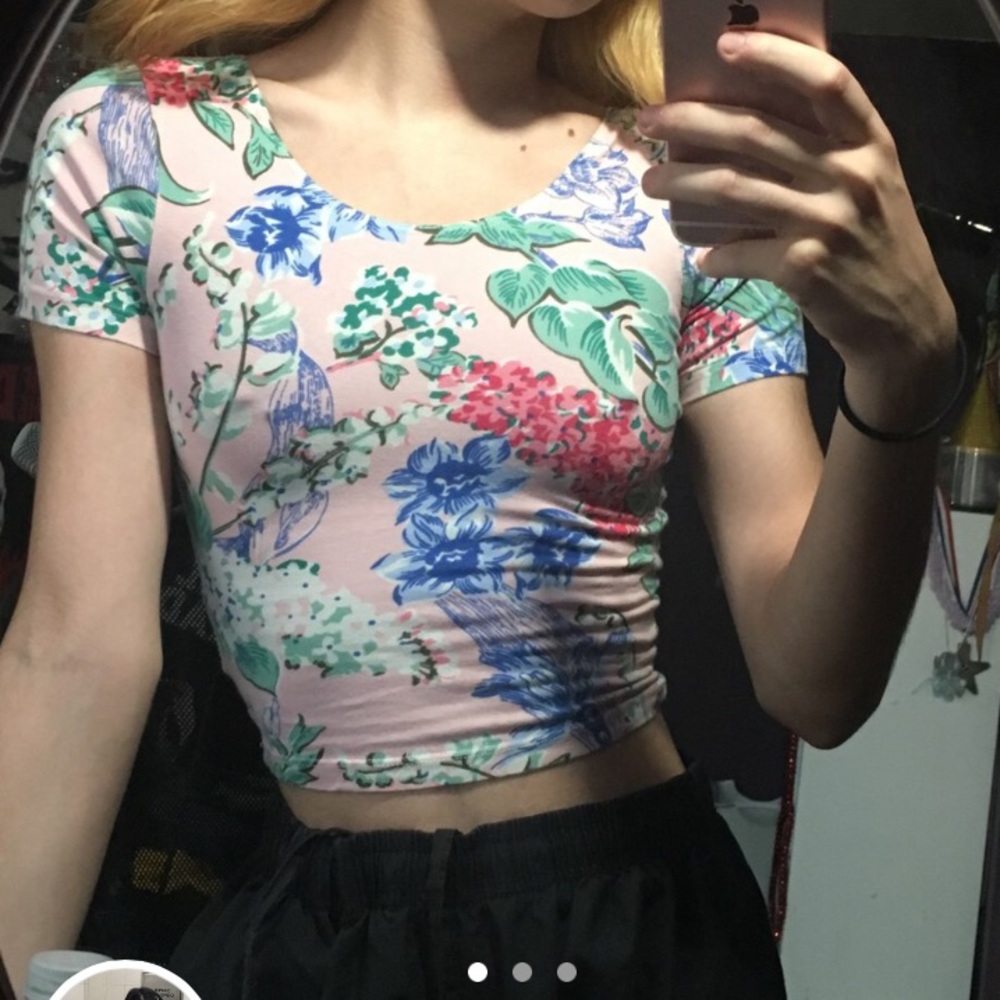 American apparel crop top