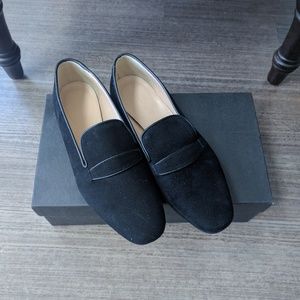 J.crew Georgie Suede Penny Loafers sz 6.5