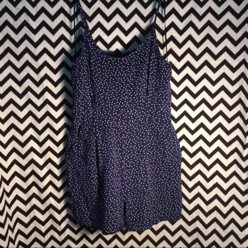 LC polka dot romper w/pockets!