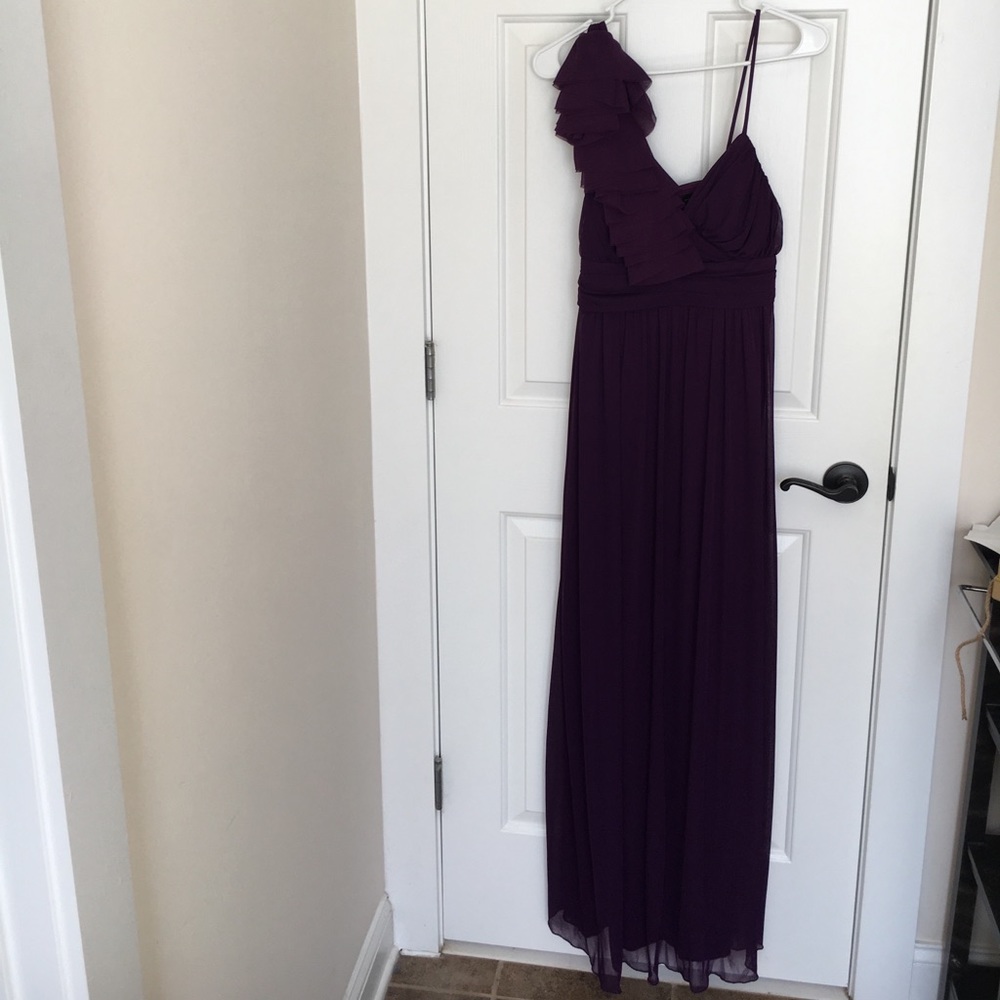 Plum Davids Bridal formal dress