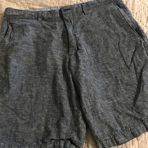 Banana Republic Aiden Dark Chambray Shorts, S36