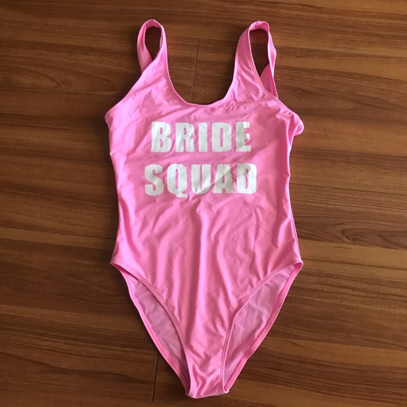 Bride Squad One Piece Swimsuit - Picture 1 of 2