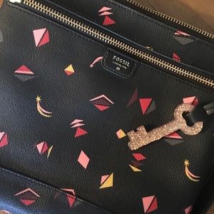 Fossil cross body purse and wallet