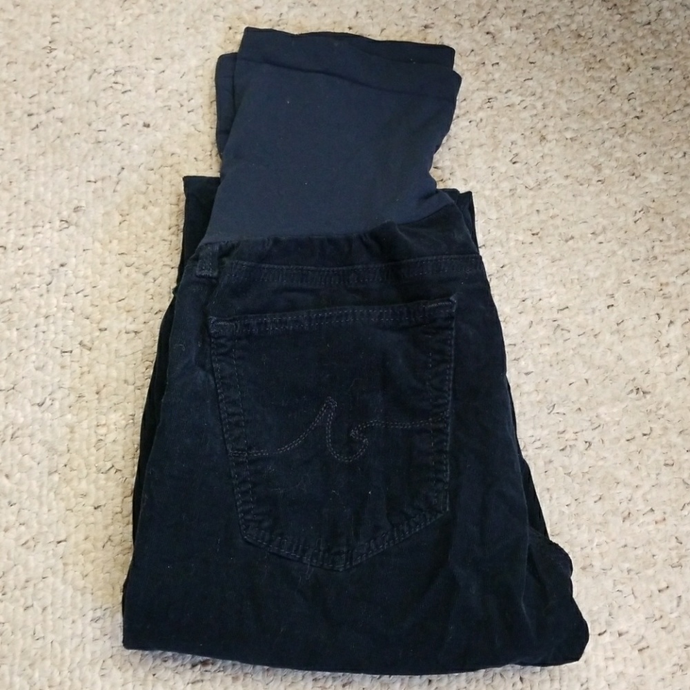 Black Courteroy Adriano Goldschmied Maternity Jean