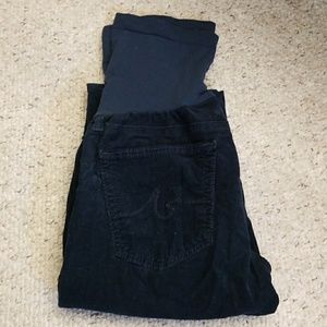 Black Courteroy Adriano Goldschmied Maternity Jean