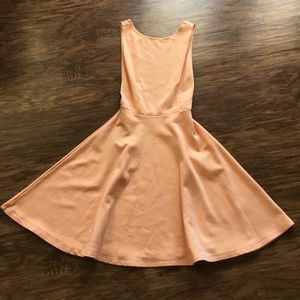 American Apparel Peach Skater Dress