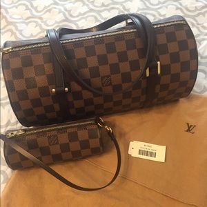 Authentic Louis Vuitton Papillon 30 Damier