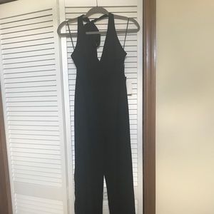 BNWT Lulu's Black Halter Jumpsuit Size S