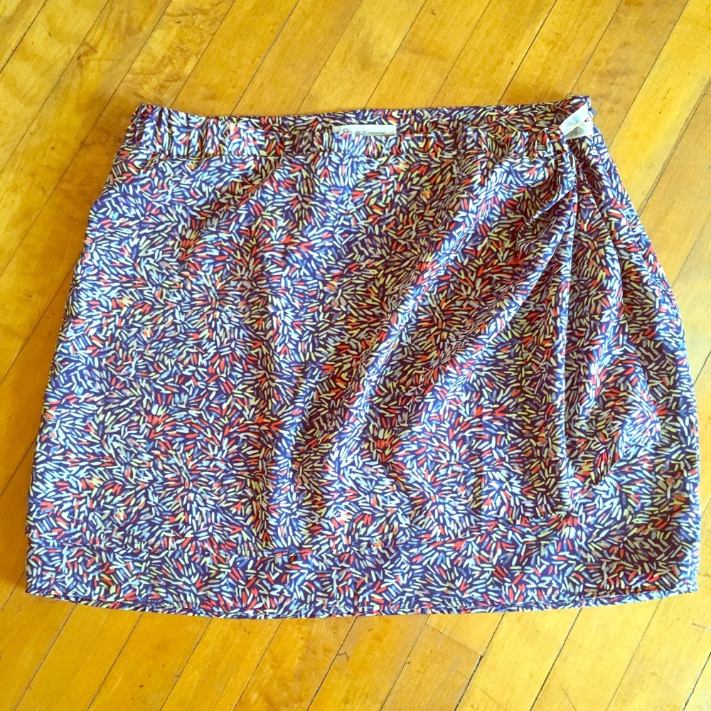 BCBG A-Line Confetti Sprinkle Lined Mini Skirt