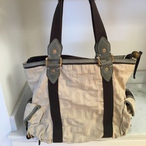 Marc by Marc Jacobs canvas/leather tote