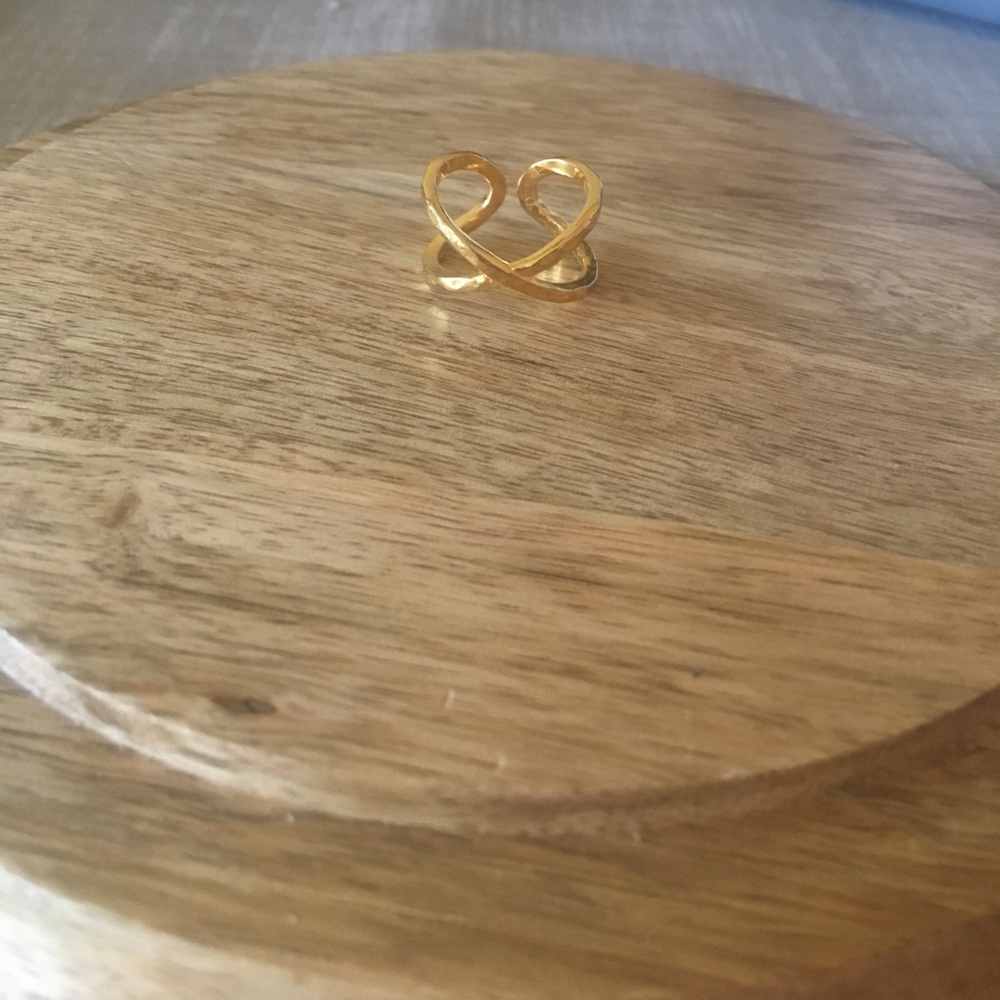 Gold Gorjana Criss Cross Ring