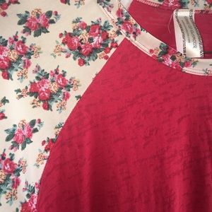 Giddyup glamour baseball shirt floral