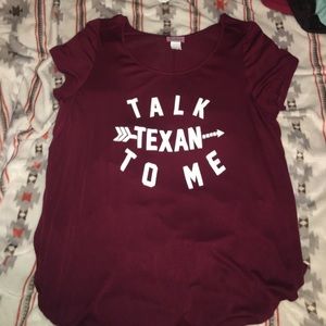"Talk Texan To Me" flowy top
