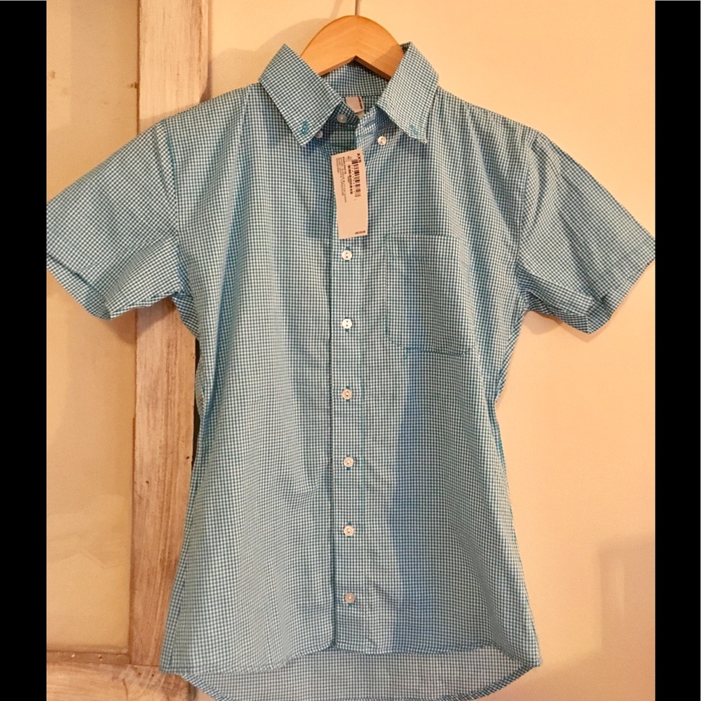 American Apparel Checkered Button-Up
