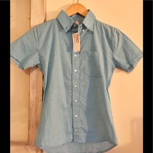 American Apparel Checkered Button-Up