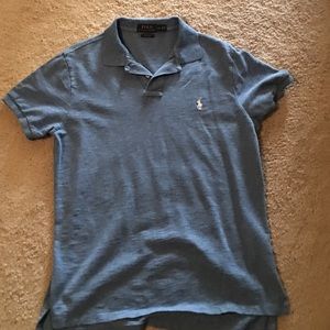 Men's Ralph Lauren Polo Stone Blue Custom Fit (L)